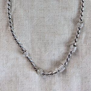 Brighton Meridian Necklace Silver
